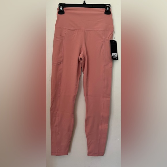 90 Degrees by Reflex High Rise Elastic Free Pocket Ankle Leggings - Picture 2 of 7